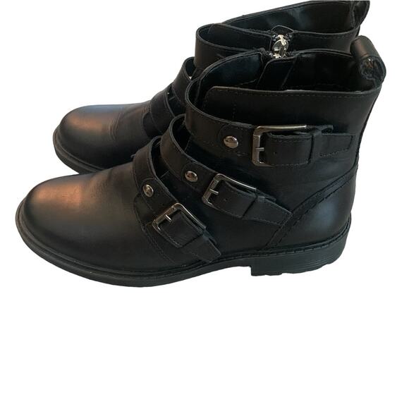 NEW CLARKS ORINOCO2 WOMEN'S BLACK LEATHER STUD BOOTS 9 - Picture 11 of 13